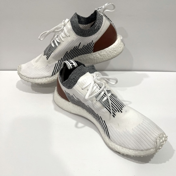 LIKE NEW‼️Men’s Adidas Whitaker Car Club x NMD Racer “Monaco” Wht/Blk//Brn (10) - Picture 10 of 16